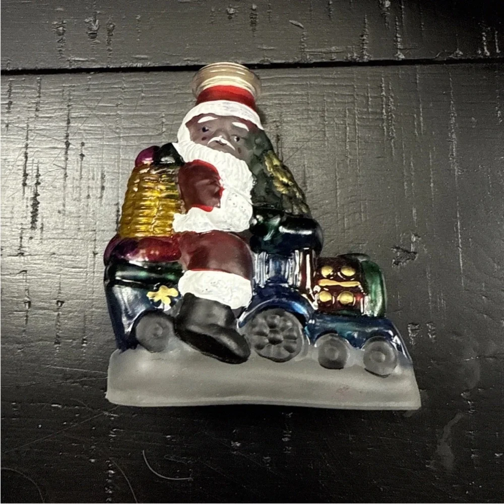 Vintage Old World Christmas Decor Santa Light Up Covers Lot Of 10 St Nick Lights